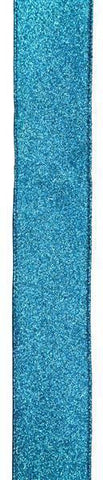 1.5"X10YD SHIMMER GLITTER TURQUOISE