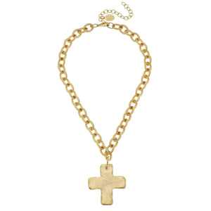 SOLID CROSS NECKLACE