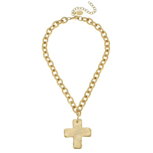 SOLID CROSS NECKLACE